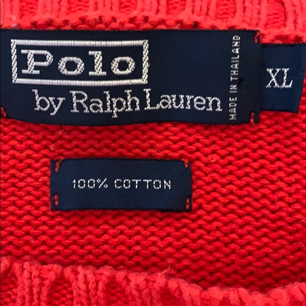 Red Ralph Lauren Sweater